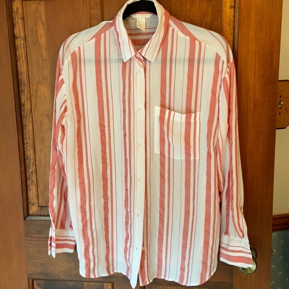 HM Button Down Blouse Oversized